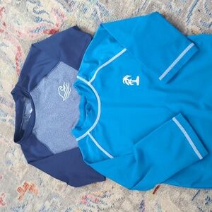 EUC bundle of 2 boys rash guards